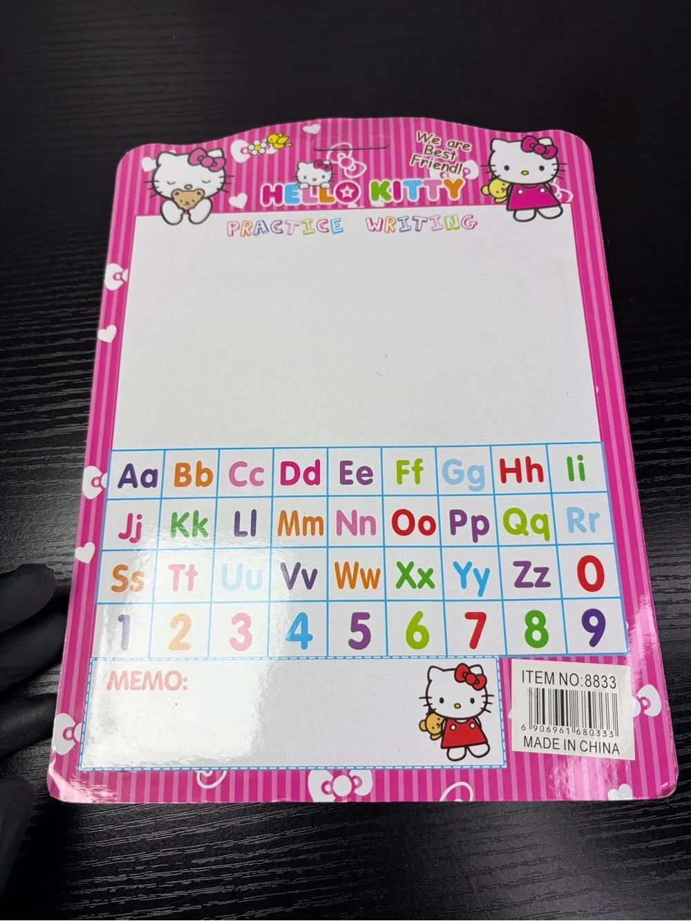 Hello Kitty Pink Kids Stationery Set with Notebook & Pencils